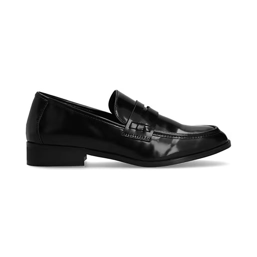 Mocasín Loafer Piso para Mujer Estilo 681801 Negro