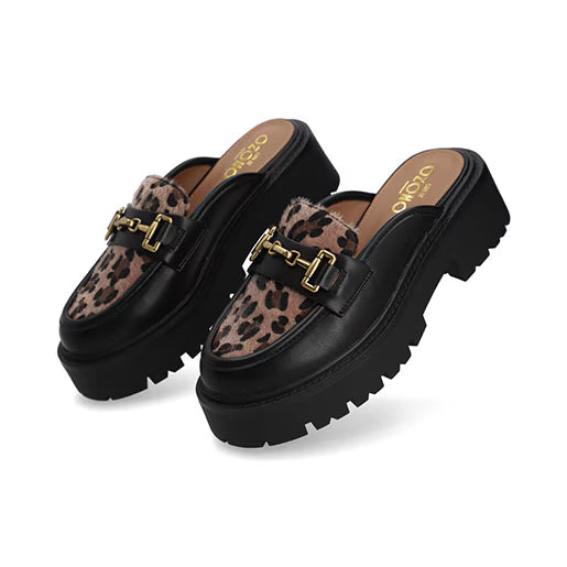 Mocasín Sueco para Mujer Estilo 681901 Animal Print