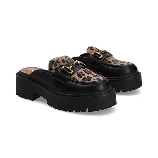 Mocasín Sueco para Mujer Estilo 681901 Animal Print