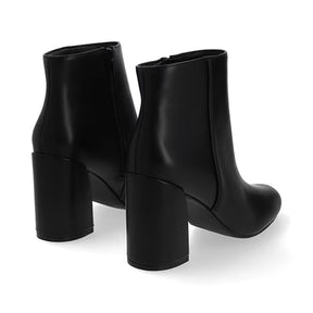 Botín De Tacón para Mulher Estilo 682101 Negro