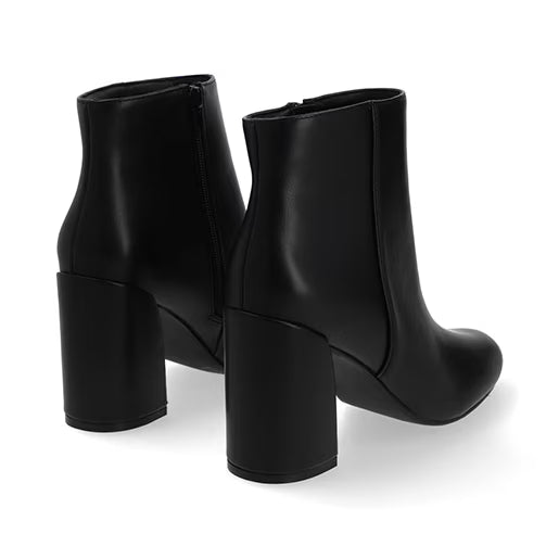 Botín De Tacón para Mulher Estilo 682101 Negro
