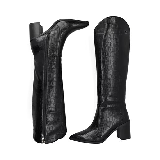 Bota Alta Western para Mujer Estilo 682901 Negro